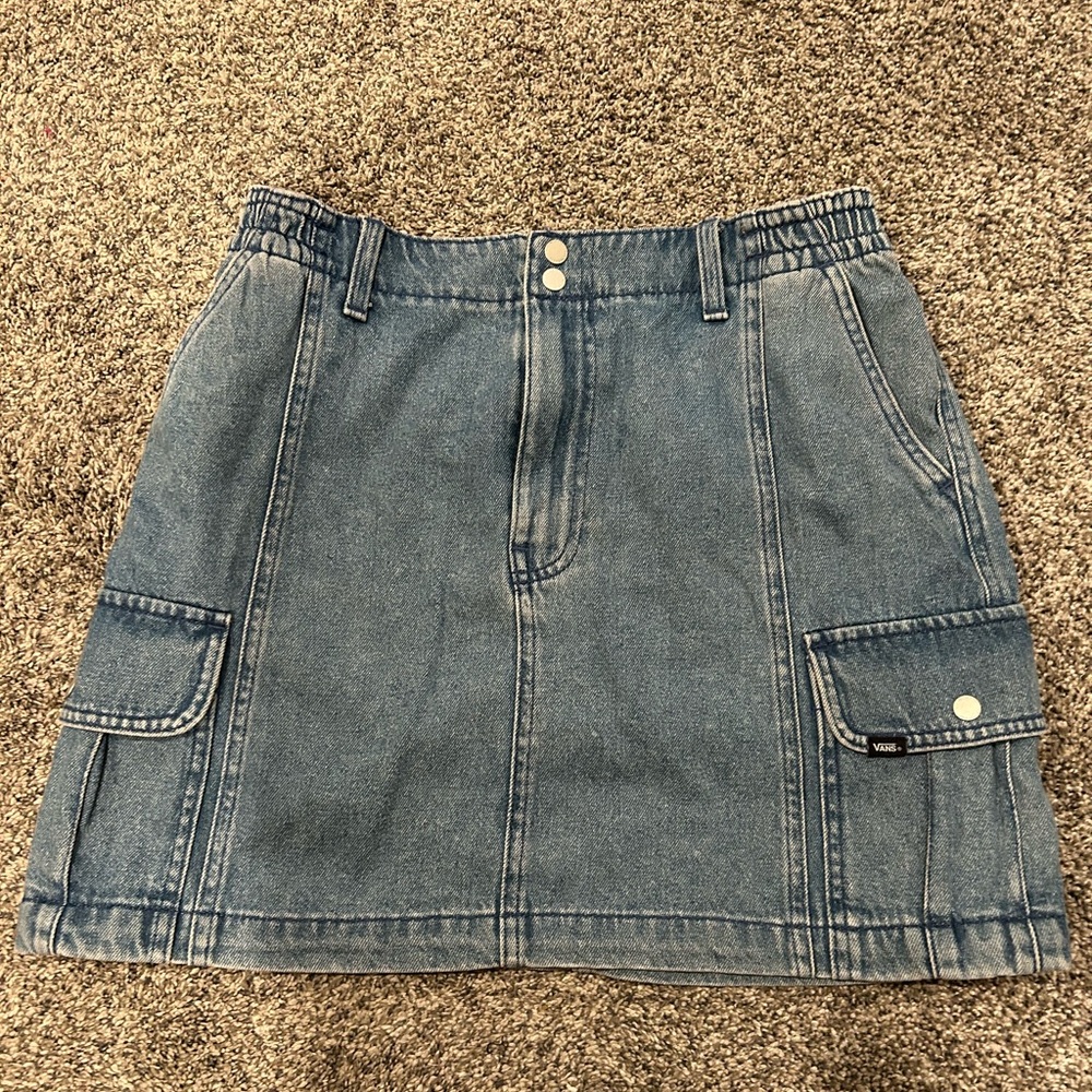 Vans Denim Mini Skirt with Pockets- NWOT